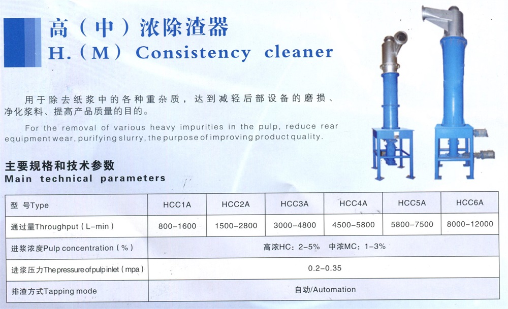 高(中)浓除渣器1